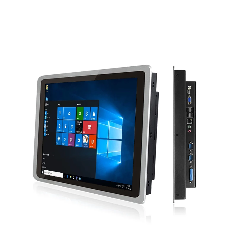 

10.4/12.1/13.3 Inch Industrial Panel PC 17"19" Capacitive Touch Screen Core i7-6500U 4GB RAM 128GB SSD MINI Computer