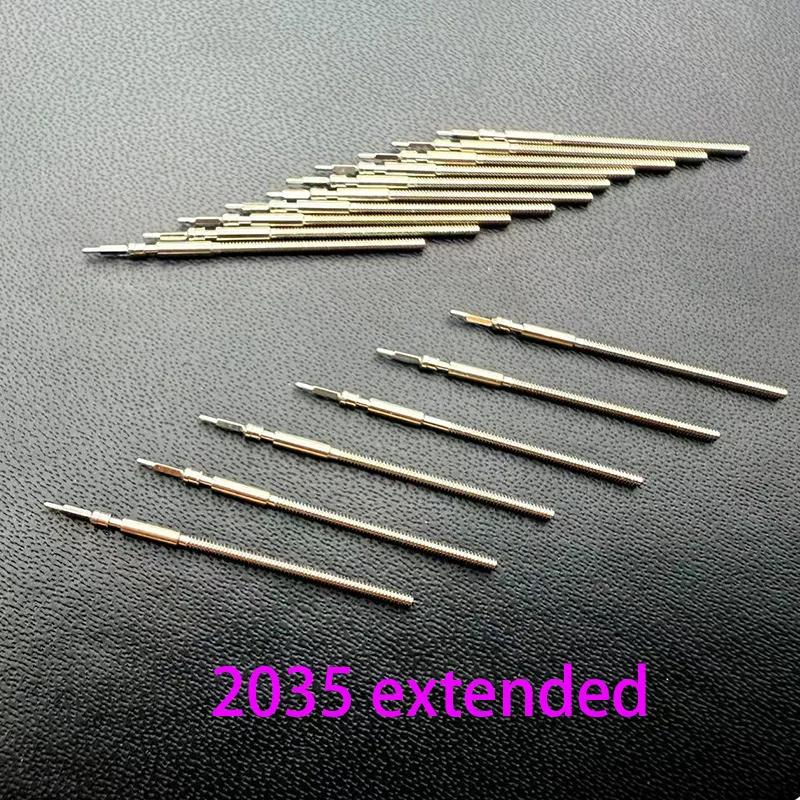 

2035 Extended Stem 2PCS/4PCS Movement Crown Stem Fit 2035 Automatic Mechanical Movement Stem Repair Parts Watch repair parts