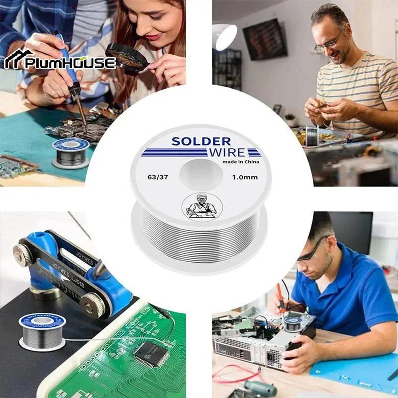 100/20g Solder Wire Tin Roll Clean Rosin Welding Core Soldering Wire Flux Reel Tube Low Temperature Easy Melt Solder Wire view 3