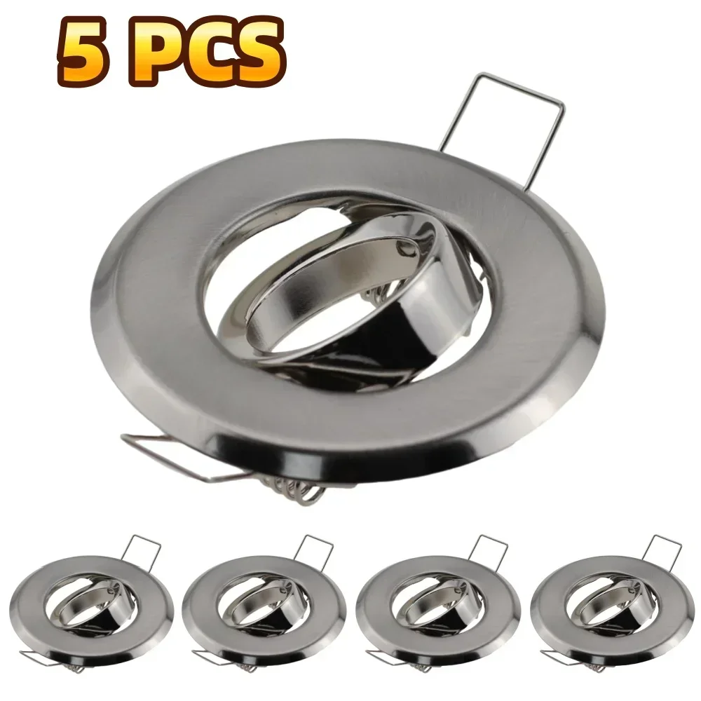 JOYINLED 5/10 Pcs Led Ceiling Spotlight Bulbs Bracket MR11 Lamp Holder Recessed Lamp Fitting Round Source Lighting Indoor