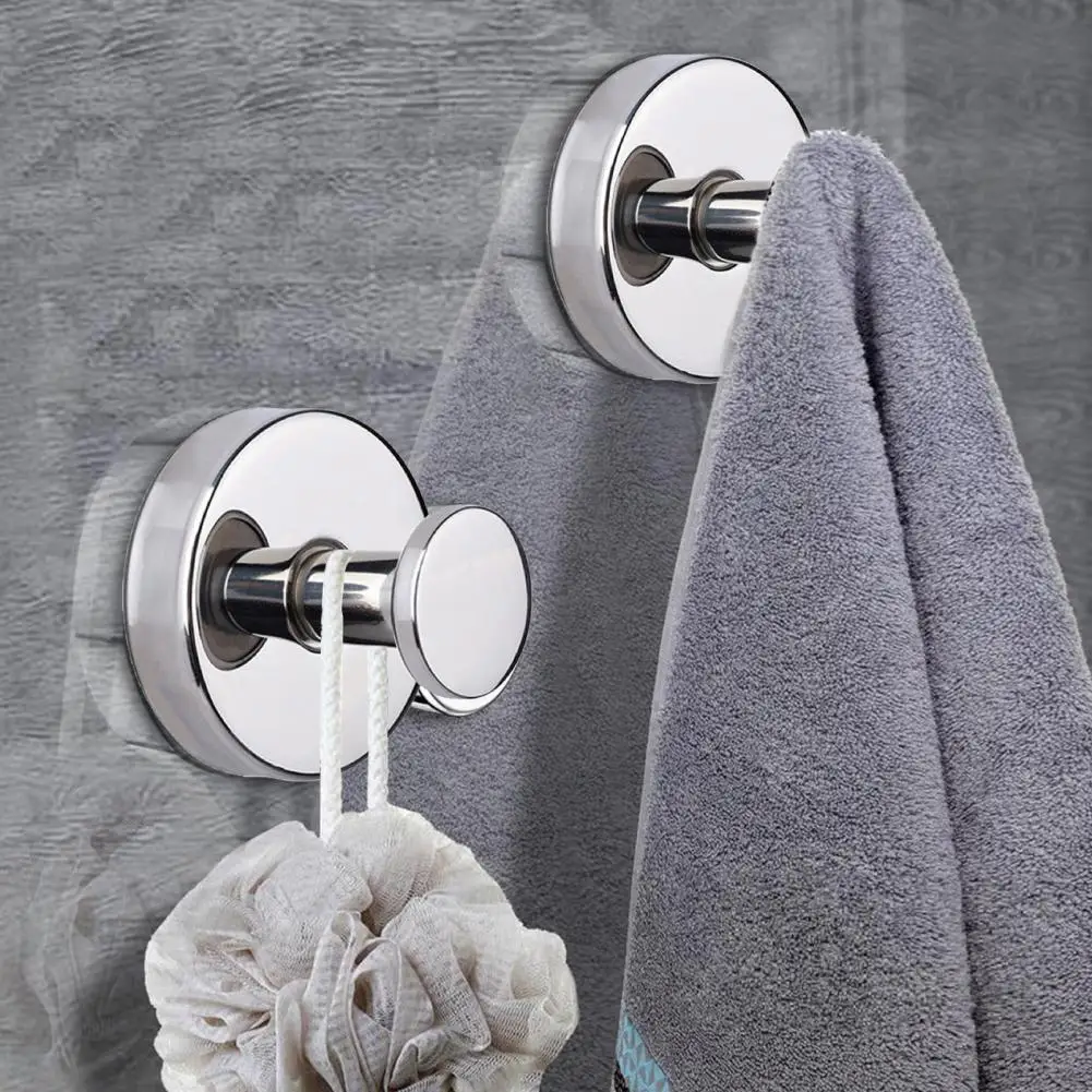 Easy Installation Suction Hooks Labor-saving Installation Hooks Suction Cup Hooks with 15lbs Load for Bathroom for Shower