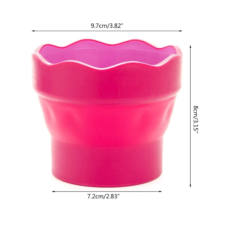 Collapsible Paint Brush Washer Washing Bucket Brush Holder for Outdoor Painting