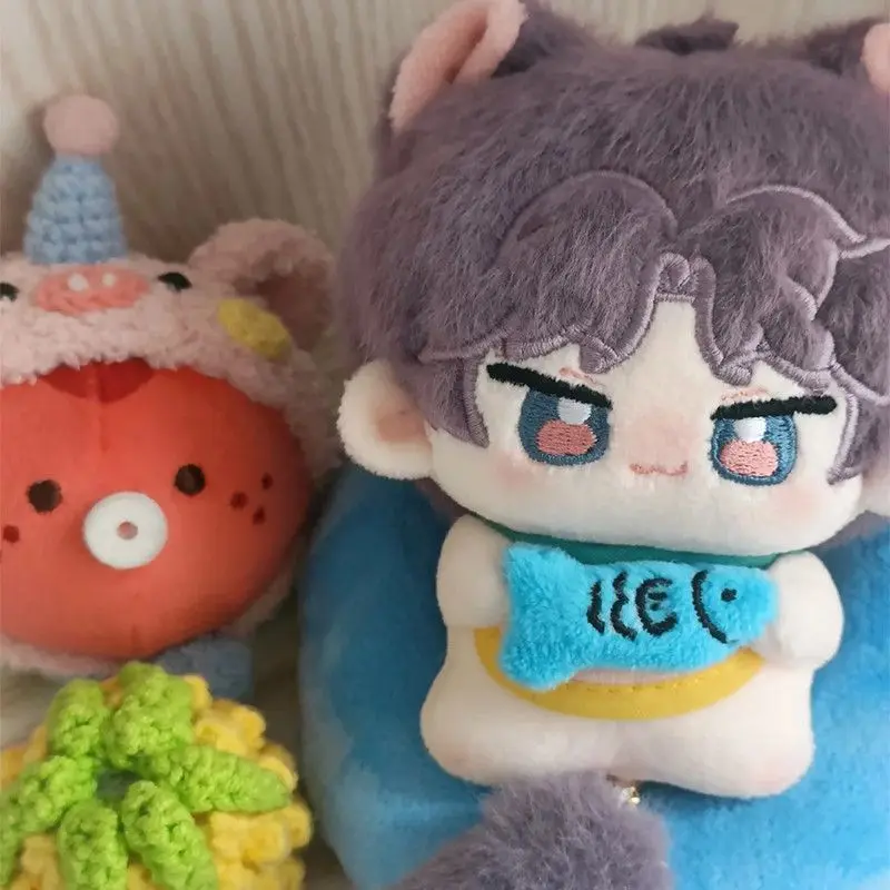 10 Cm Love and Deep Space Qiyu Cotton Doll Biscuit Body Schoolbag Small Pendant Doll Birthday Gift for Girls Keychain Xmas Toy