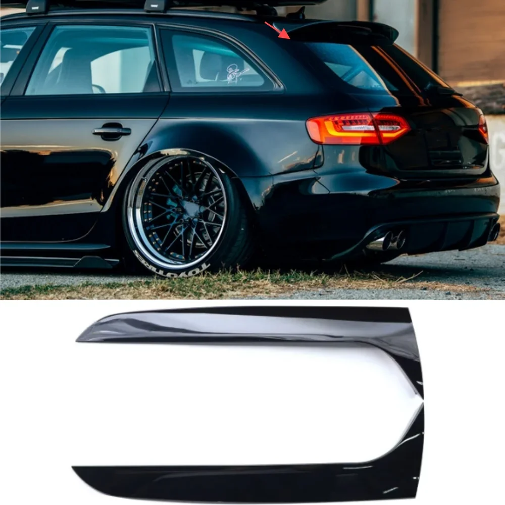 For 2009-2016 Audi A4B8 Touring Edition rear trunk glass side spoiler decorative panel