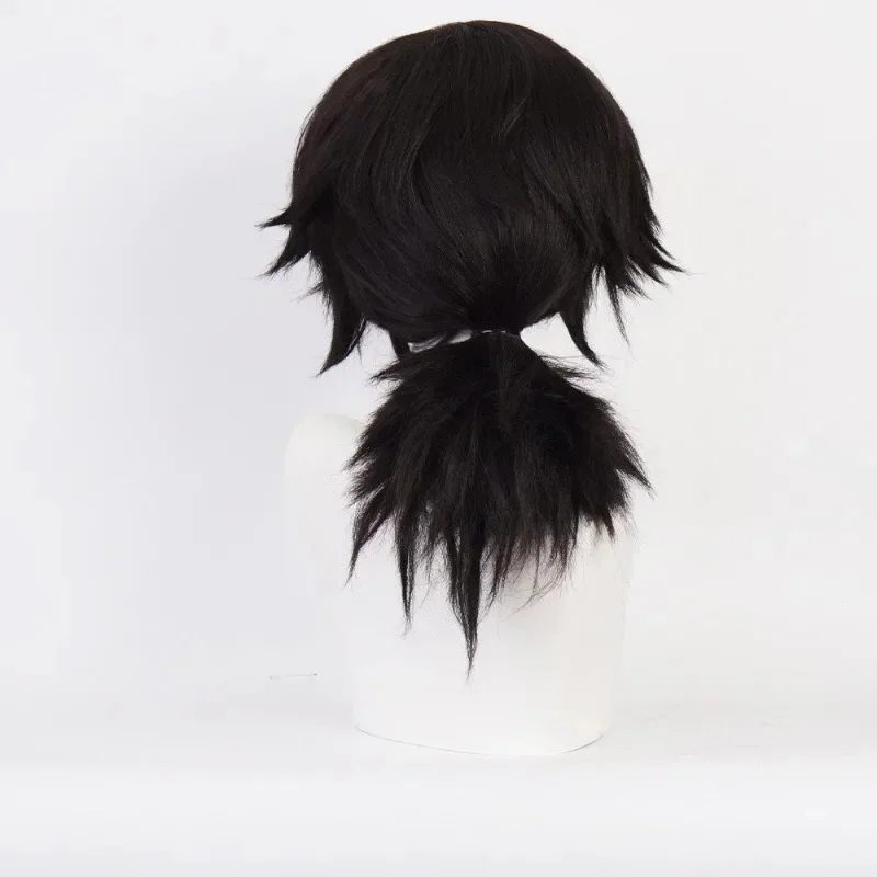 Parrucca Anime Tomioka Giyuu Parrucca lunga cosplay Parrucche per feste in costume cosplay per capelli neri resistenti al calore