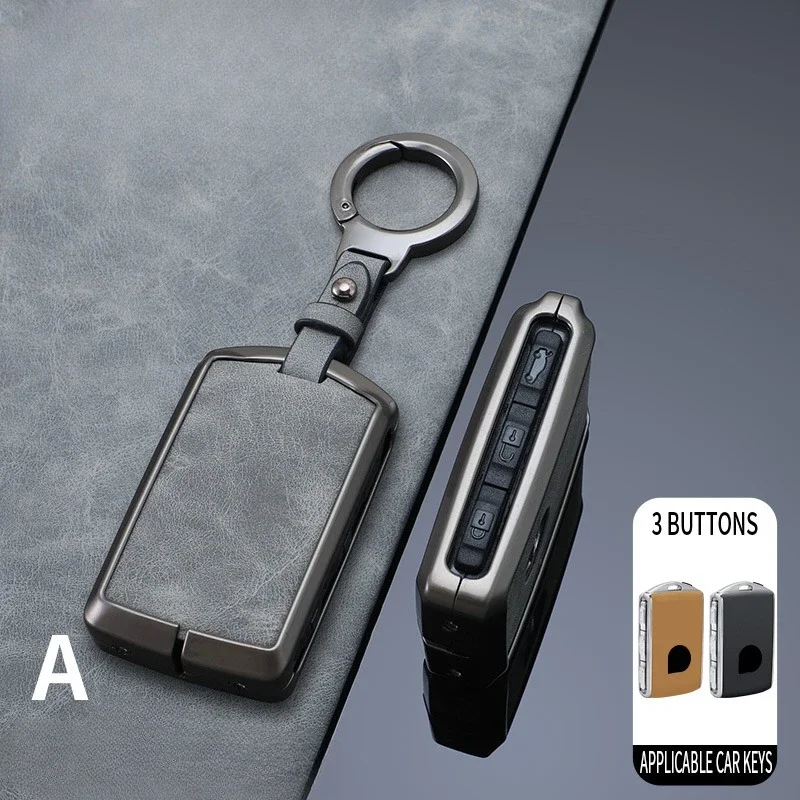 

Alloy Car Key Cover Case For Volvo XC40 XC60 S90 XC90 V90 2019 2020 Car Remote Control Accessories