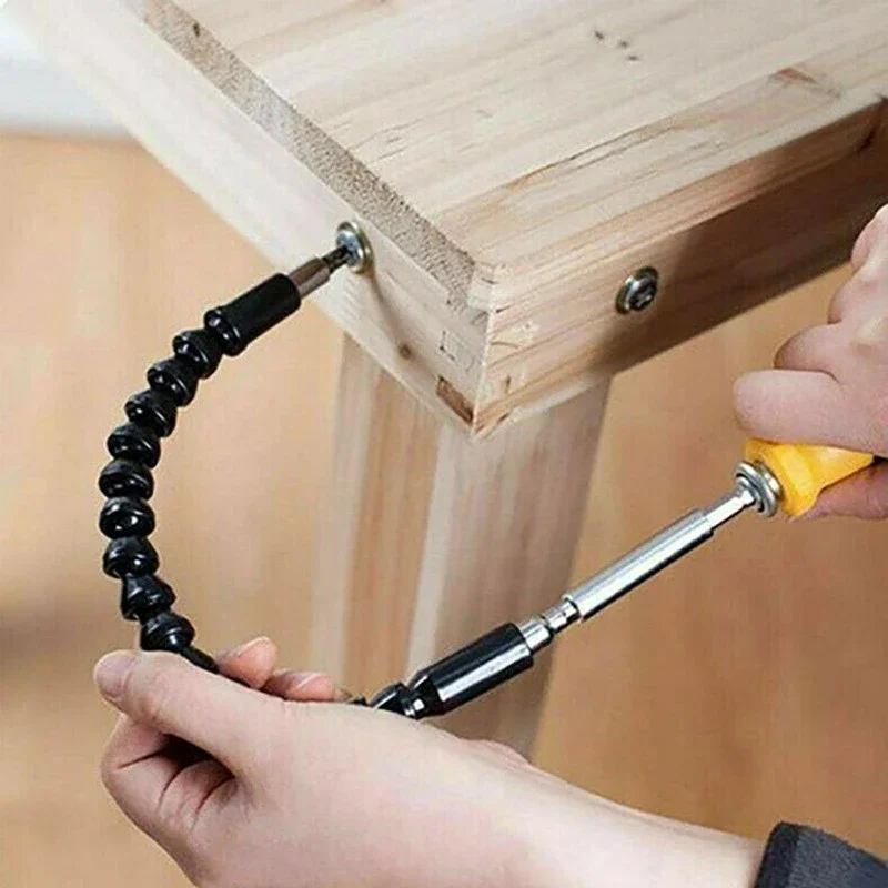 Electric Screwdriver Flexible Shaft Socket  Connecting  Multi-Angle Electric Drill Corner Device Hexagonal Handle Extension Rod