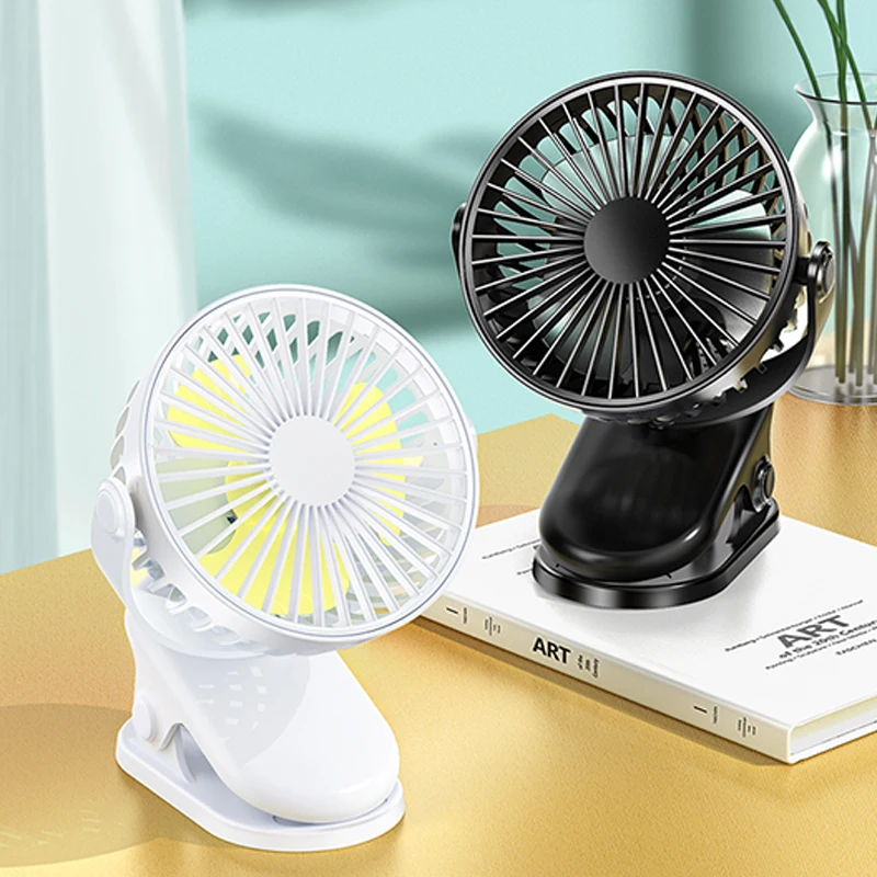 

Высокоскоростной 1200 мАч USB перезаряжаемый мини-вентилятор с подставкой и зажимом для дома и улицы, бесшумный портативный вентилятор