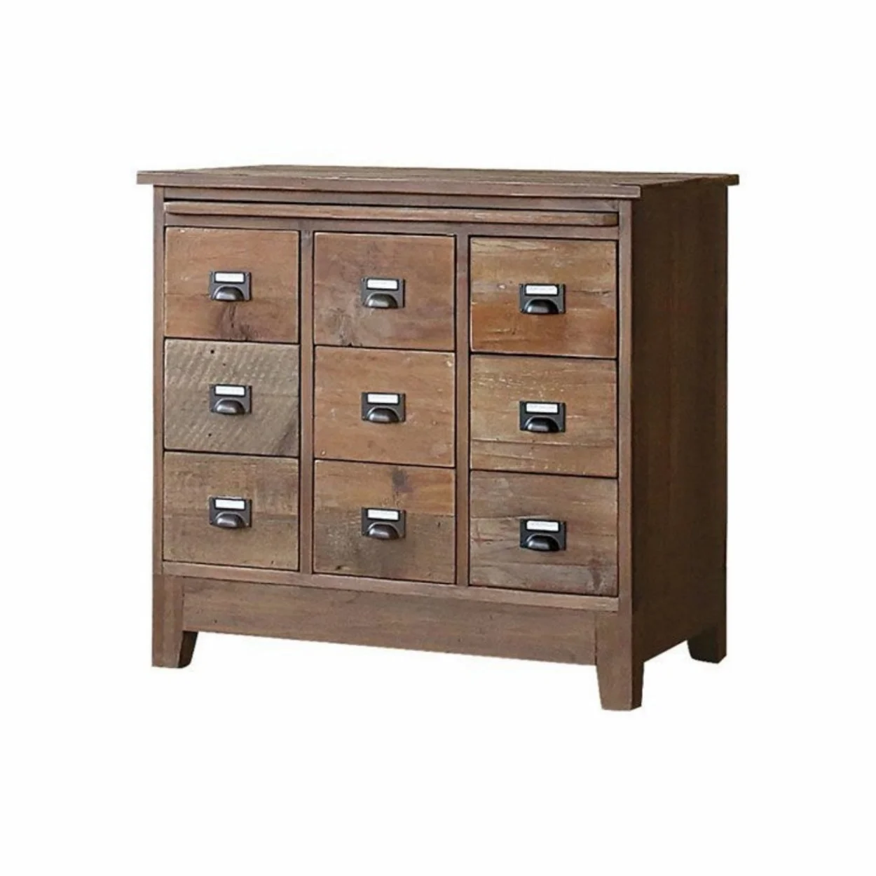 

# Simple Home Decoration Reclaimed Wooden Storage Cabinet Rustic Recycled Wood Chest of Many Drawers