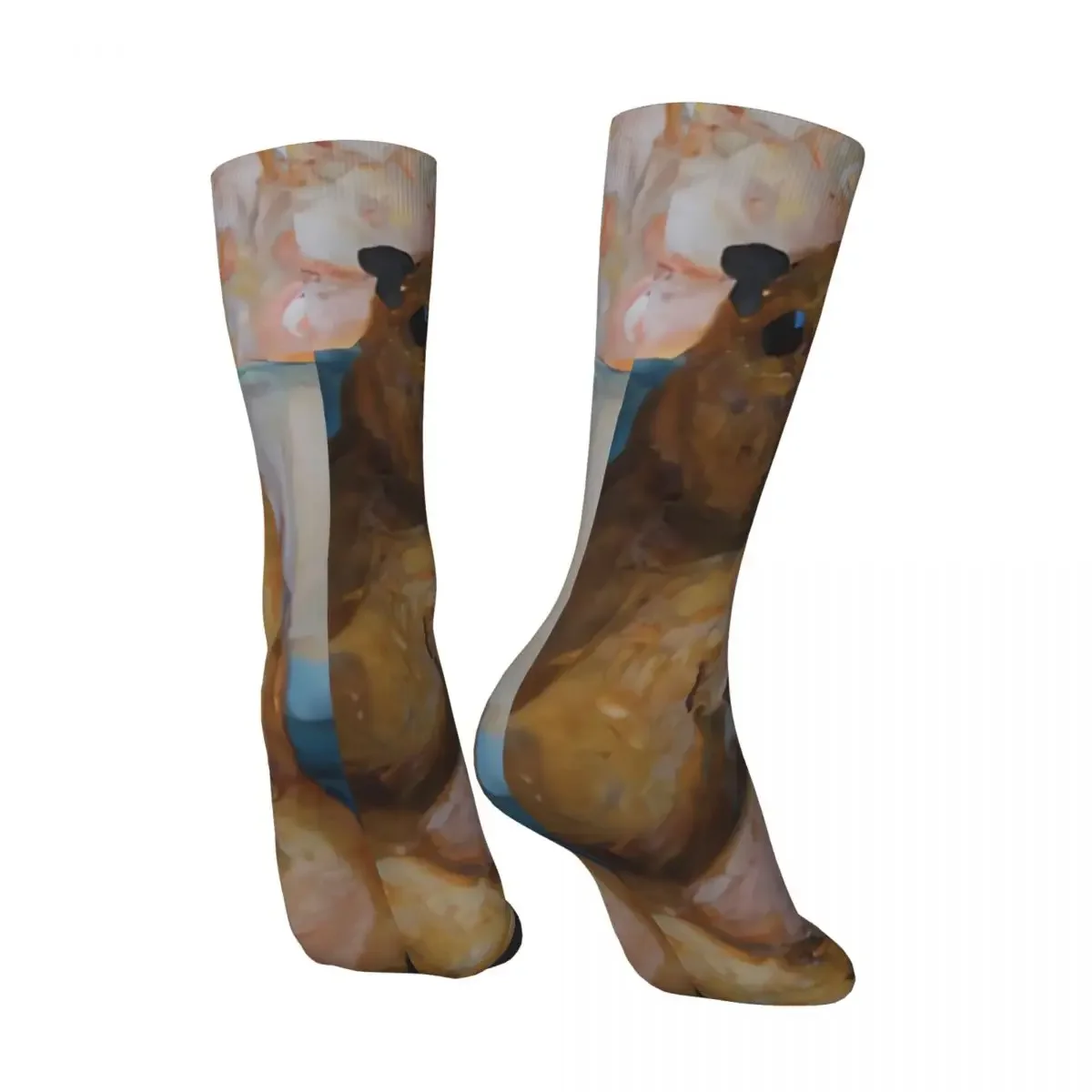 Calcetines divertidos para hombre y mujer, medias de baloncesto transpirables, estilo Retro Capybara Harajuku, Hip Hop