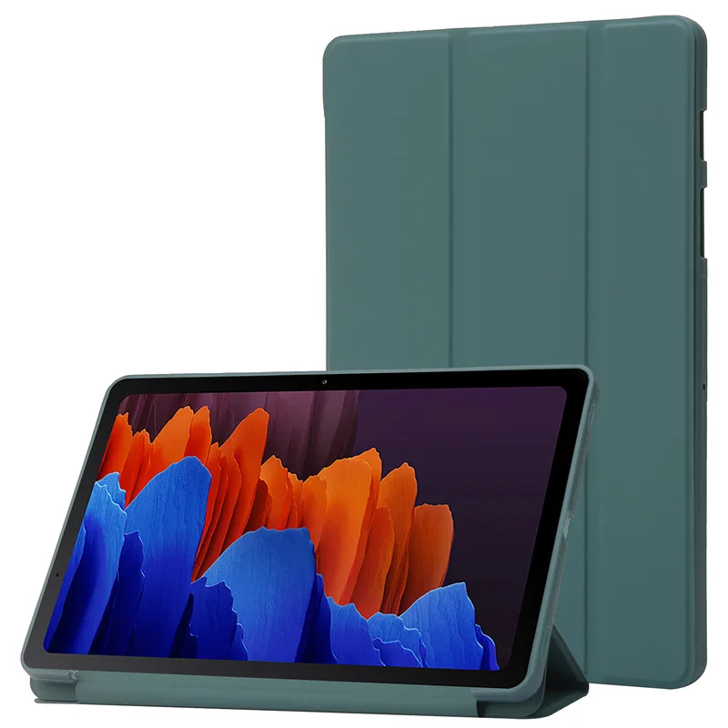 Чехол Funda для Lenovo Tab P11 Gen 2, чехол tb350fu тройного сложения из искусственной кожи, мягкая задняя Подставка для планшета, Etui для Lenovo Tab P11 2-го поколения, чехол 11,5 дюйма