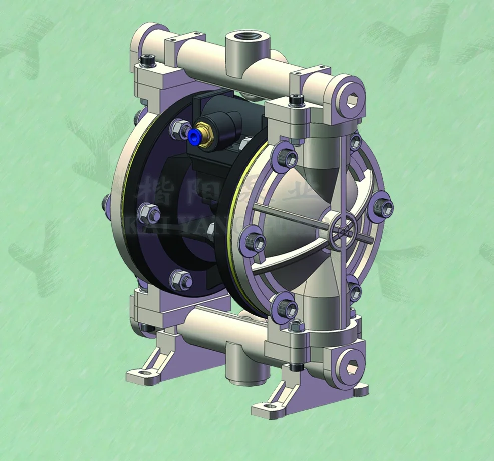 High Quality 1/2 Inch Pneumatic Double Diaphragm Pump for Wastewater Treatment