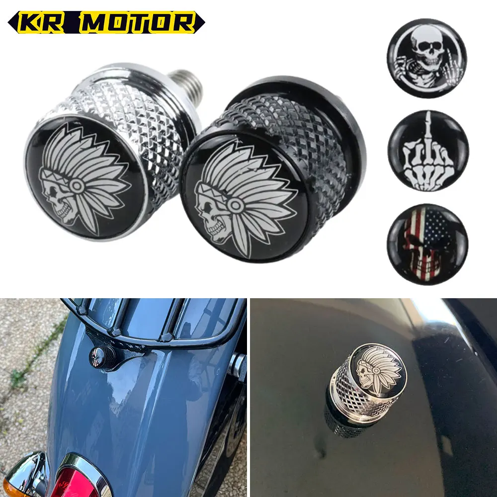 Błotnik motocykla śruba tylnego siedzenia szybka śruba 8mm dla Indian Scout Bobber sześćdziesiąt dwadzieścia Chief Roadmaster Chieftain Dark Horse