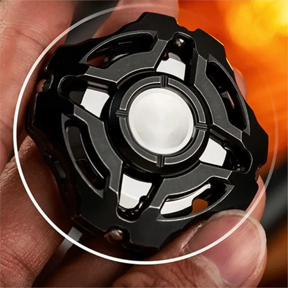 STARSABER EDC Zeus X Linkage Structure Titanium Alloy Fingertip Gyro Finger Ring Decompression Toy Magnetic Fidget Slider