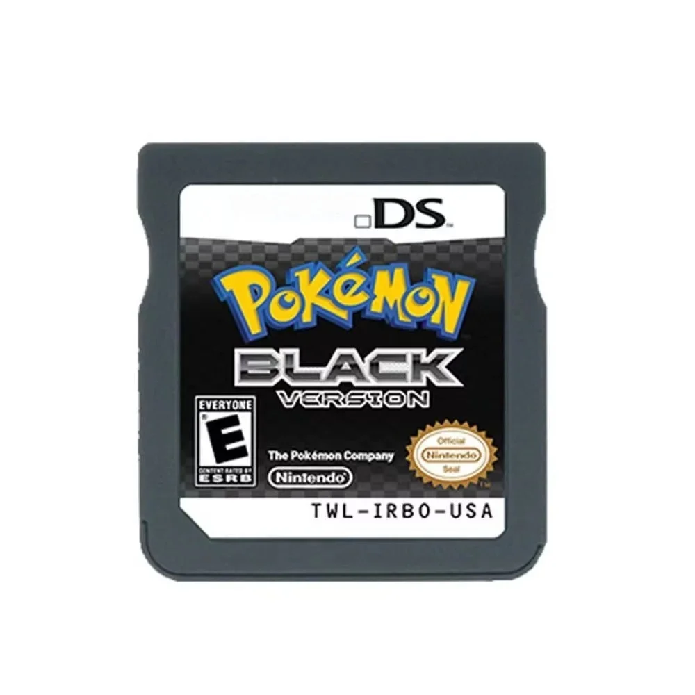 NDS Game Card Pokémon English Version Black and White Platinum Silver Soul Gold Heart Pearl Diamond Suitable for DS/NDS/3DS
