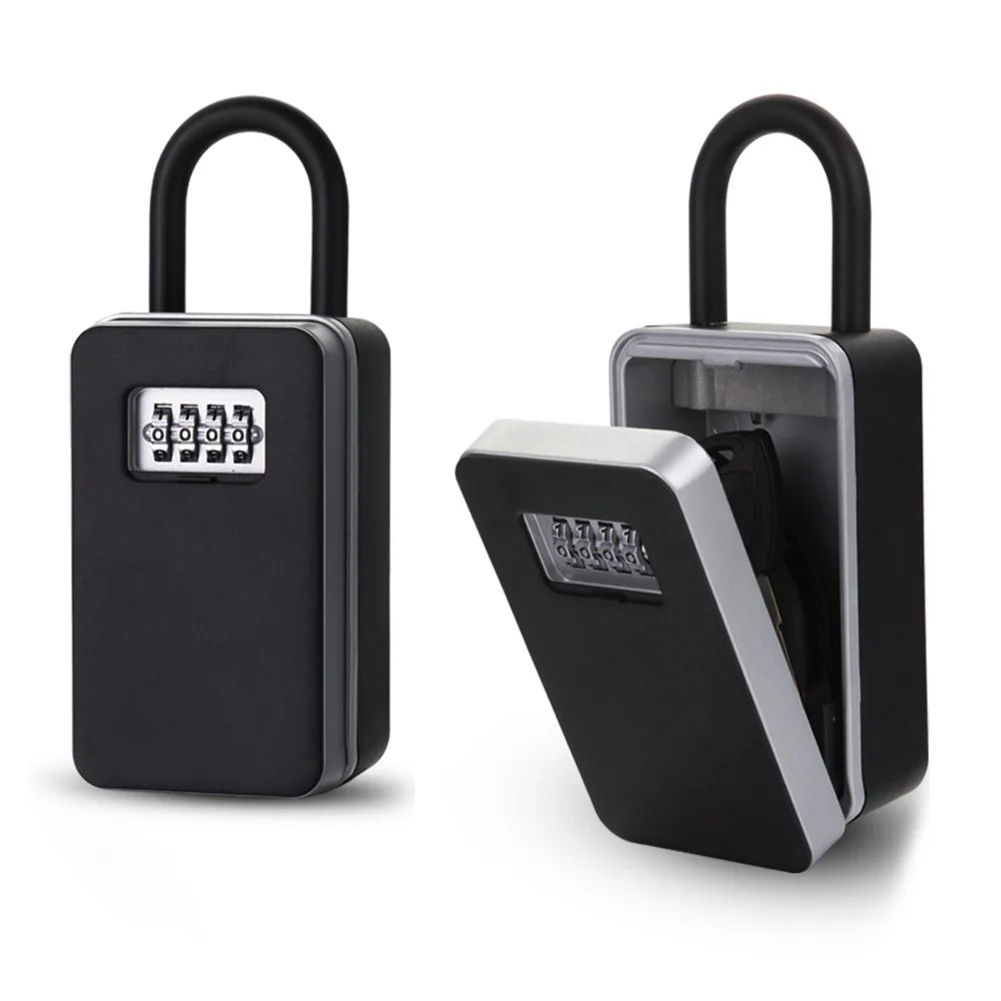 

1set Key Box With Code Outside Weatherproof Key Safe Key Cabinet For Office Family Home Hardware Safety Protective Tools Parts