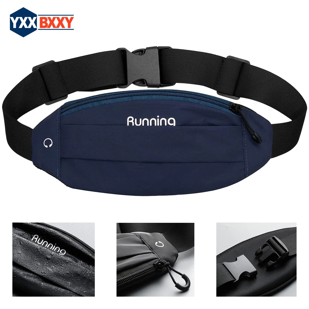 Riñonera para hombre, bolsa para correr, cinturón, soporte para teléfono, riñonera deportiva, senderismo, caminar, viajar, 1 Uds.