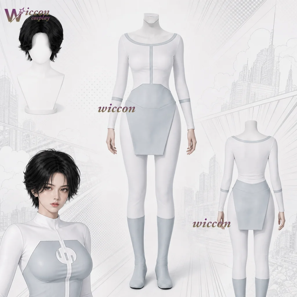YesOk Anissa Jumpsuit Wig Subject 3 Invincible Cosplay Costumes Viltrumite Uniform Women Jumpsuit Halloween Super Hero