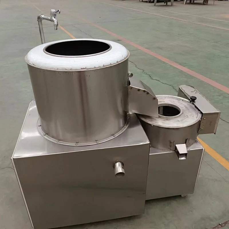 Potato taro cleaning, peeling, shredding, slicing, grinding and cutting machine y