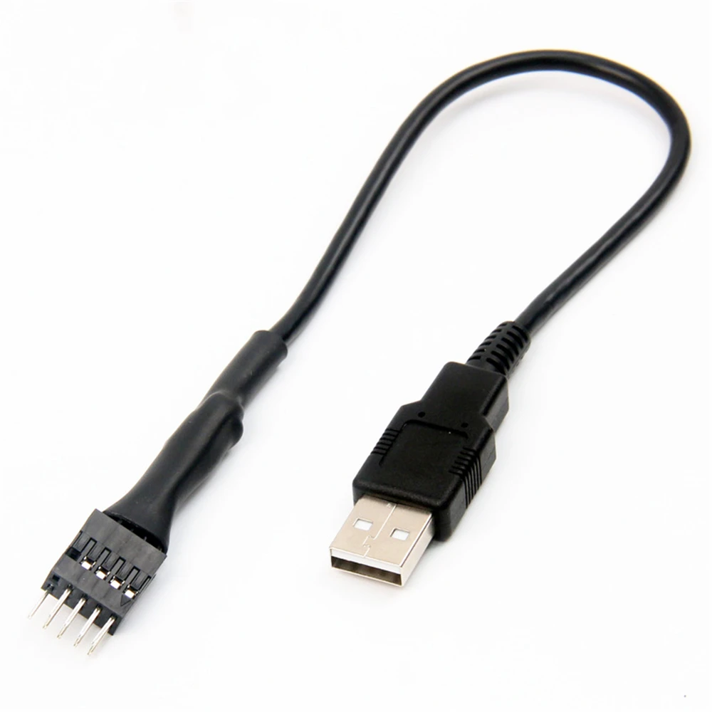 

9 PIN Male to External USB A Male PC Mainboard Internal Data Extension Cable 20cm