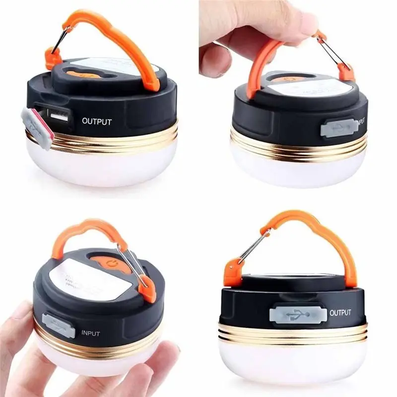 Hot Sale-3 Lighting Modes Camplights LED Lantern Portable Camping Light Hanging Outdoor Tent Light Home Emergency Lamp With Magn