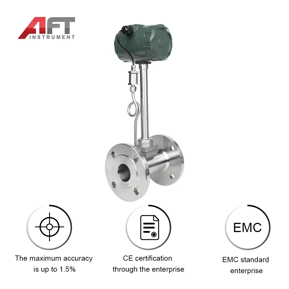 swirl vortex flow meter vortex nitrogen smart gas flow meter nitrogen diesel vortex flow meter