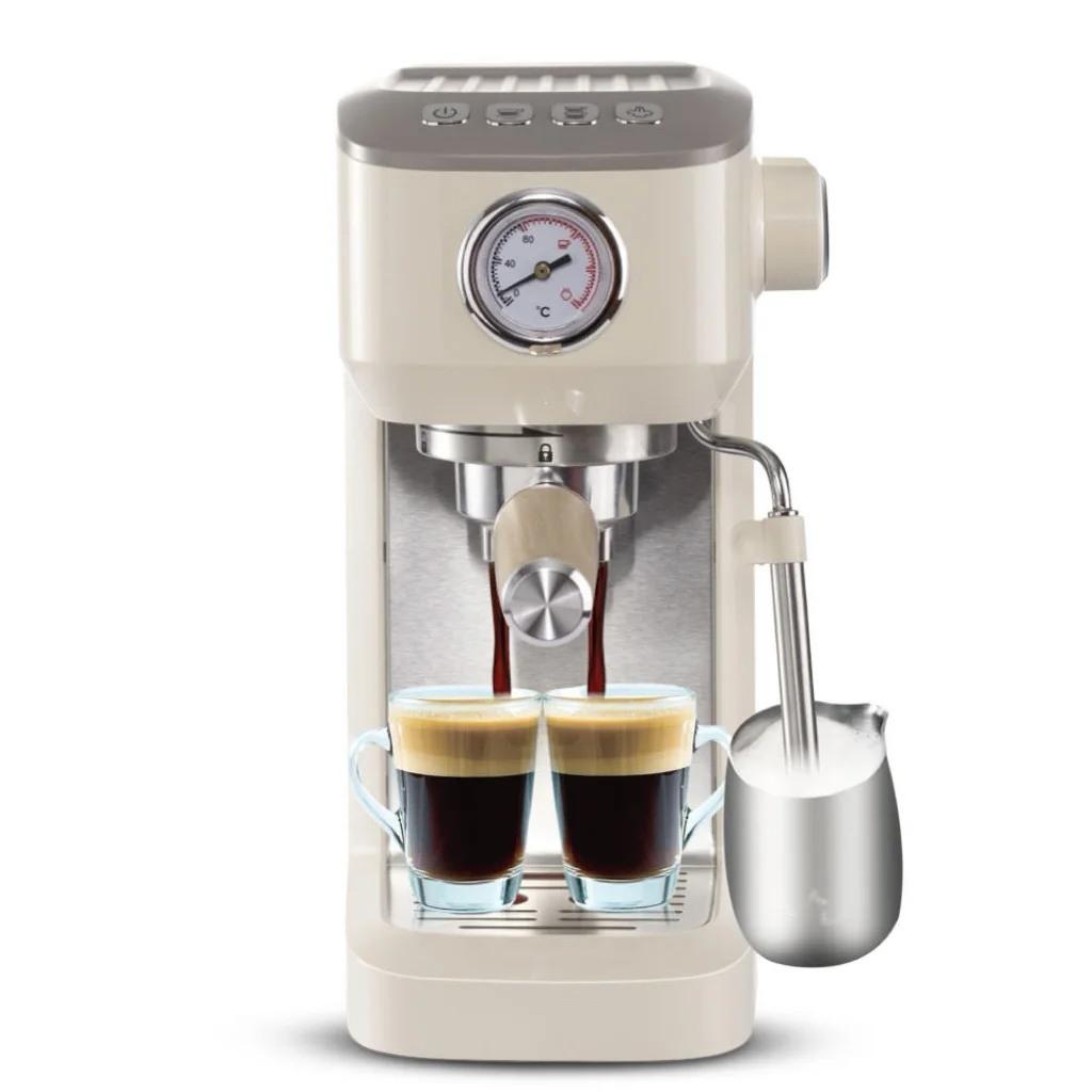 LOVFE Classic 20 Bar Pump Semi-automatic Cappuccino Espresso Machine Coffee With Milk Frother