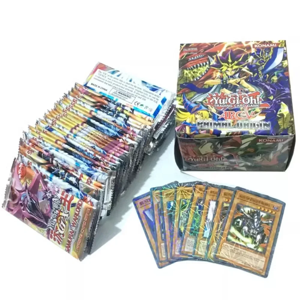 112PCS/Set Card Group Supplement Package Cover Random DIY Yu-Gi-Oh!   Anime Peripheral Game Collection Card Holiday Gift