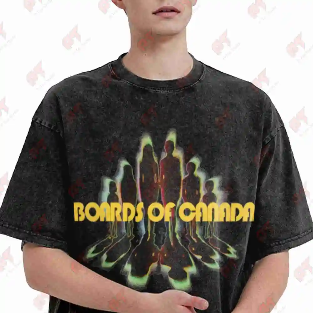Boards Of Canada Inferno Vintage Washed Tee Pure Cotton T-Shirt