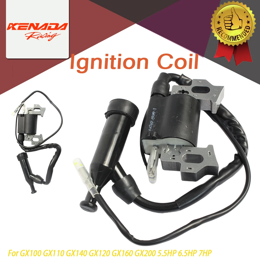 

Ignition Coil For GX100 GX110 GX140 GX120 GX160 GX200 5.5HP 6.5HP 7HP