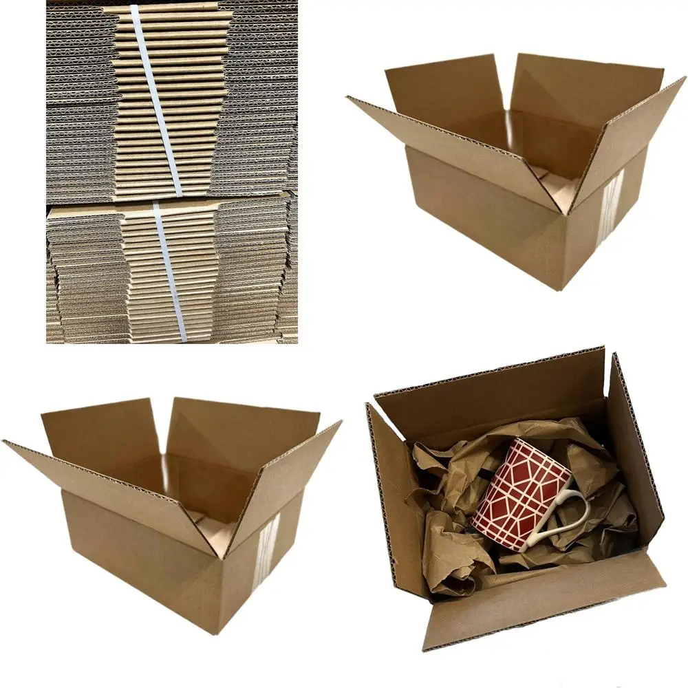 

100 картонных коробок для почтовых отправлений и упаковки, размер 16x10x6 дюймов