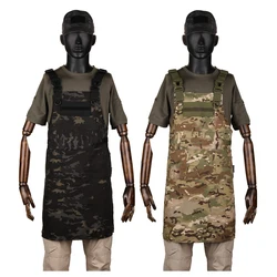 Tactical Vest Apron Combat Gear Multi-pocket Apron Unisex Sleeveless Technician Mechanic Camouflage Apron