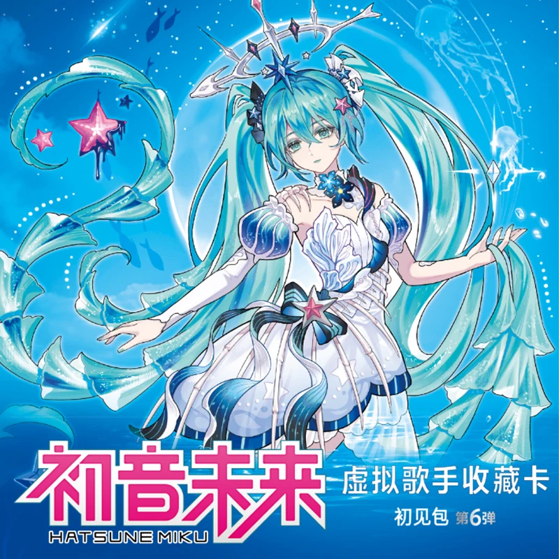 Wholesale Kayou Hatsune Miku Virtual Singer Collectible Cards First‑Sight Pack Vol.6 Full Case 48 Boxes Anime Trading Cards