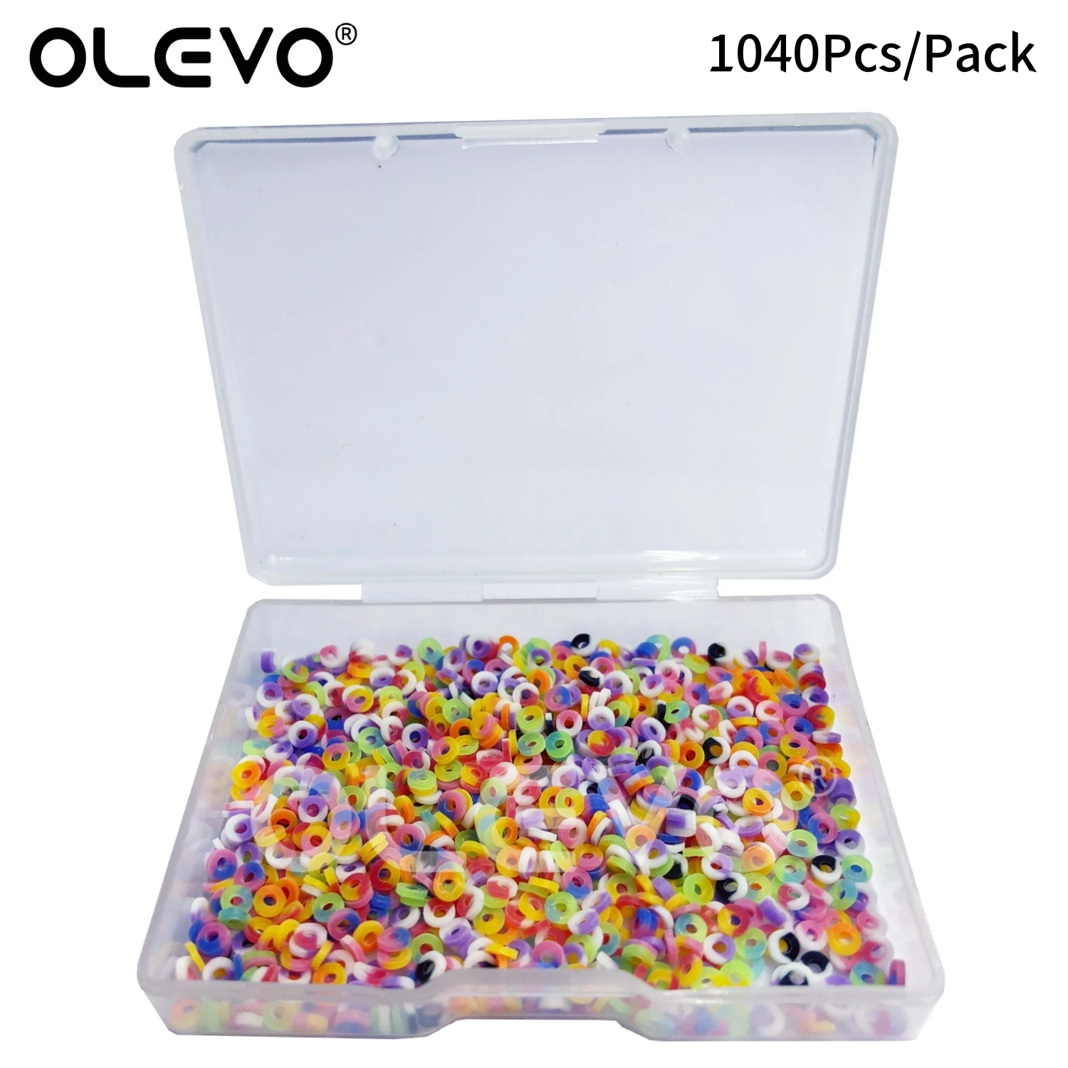 1040pcs Dental Orthodontic Elastic Ligature Ties Braces for Brackets Ligating Ring Colourful Ortho Modules Dentistry Material