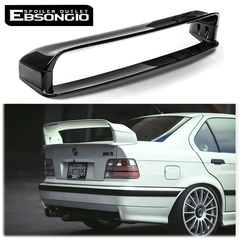 Voor BMW 3 Serie M3 E36 GT GTR Achter Boot Spoiler Vleugel Kofferbak Drift Body Kit 1990-2000