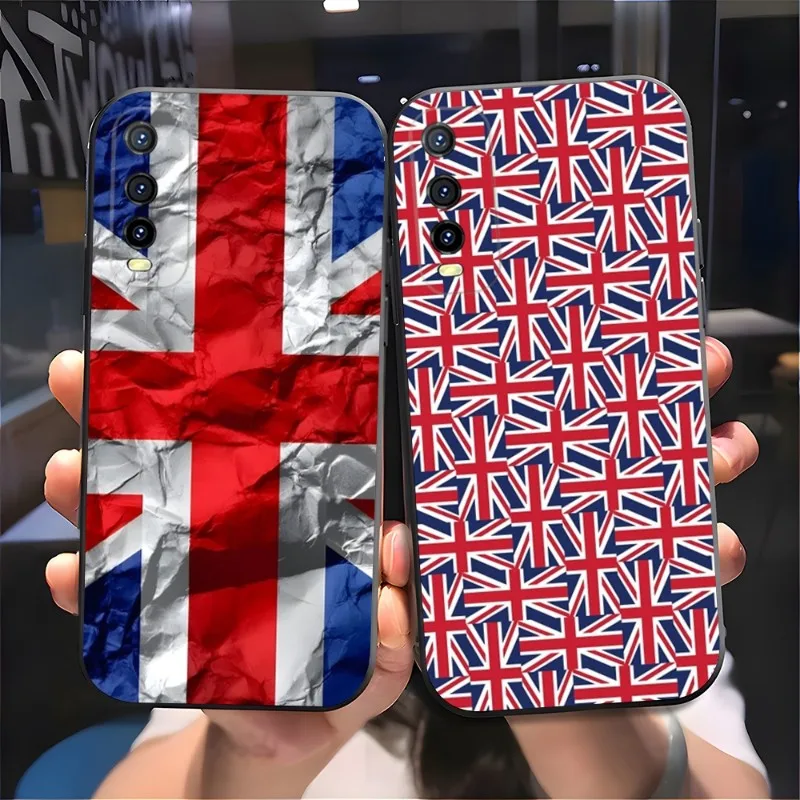 England British English UK Flag Phone Case For VIVO T1 Y21 Y33S Y31 Y76S Y74S Y73 X80 NEO5 IQOO Z6 9 NEO05S S12PRO Y26S V23 PRO