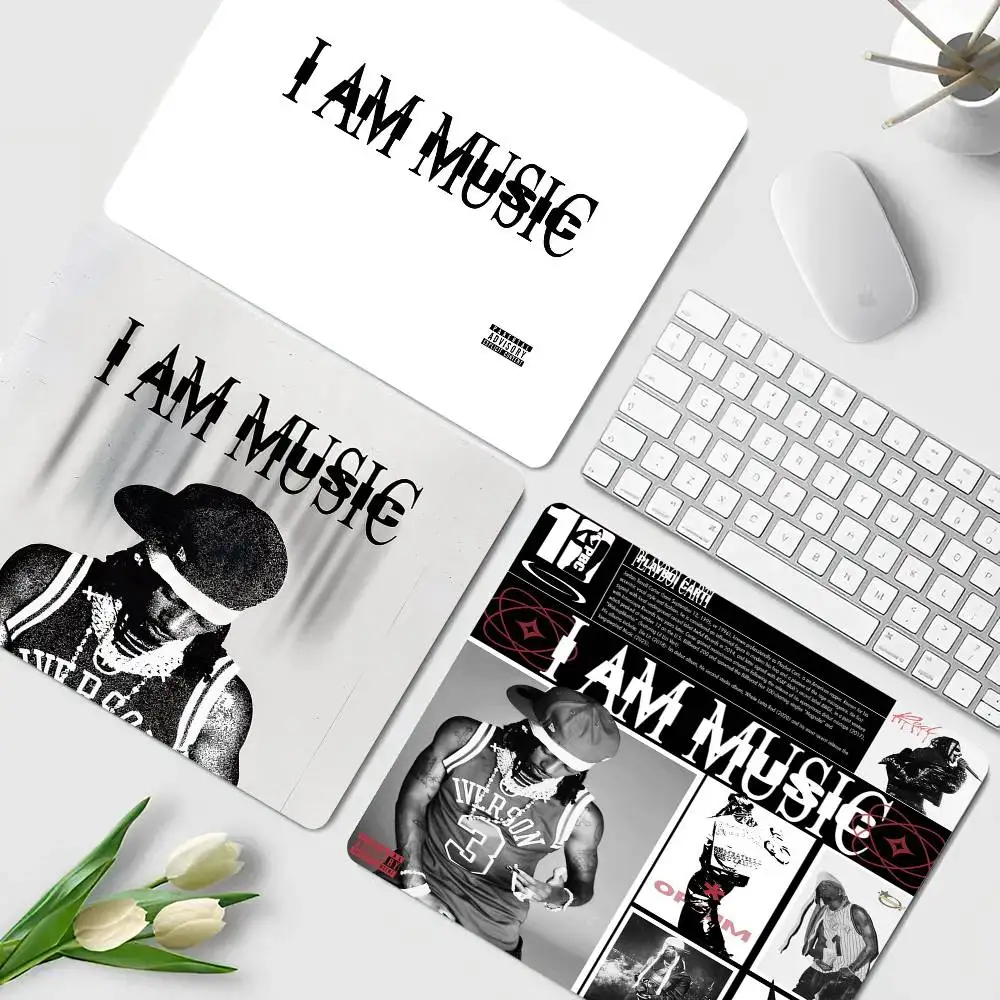 

Hip Hop Rapper Playboi Carti I Am Music mouse pad small size table mat coaster mouse pad desk mouse accessories square carpet