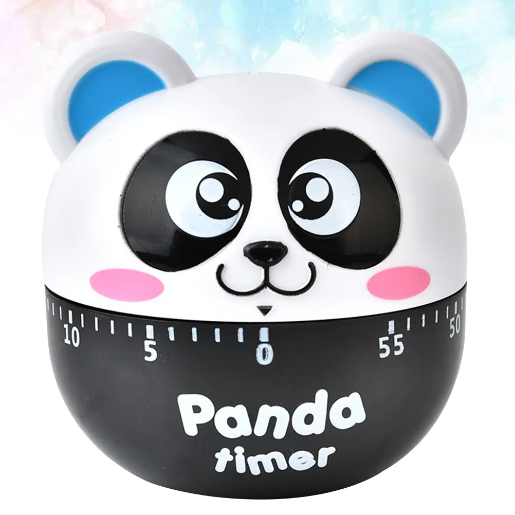 

Kitchen Timer Panda Shaped Creative Mechanical Countdown Timer For Baking Cooking Eggs Pancakes No Needed Blue