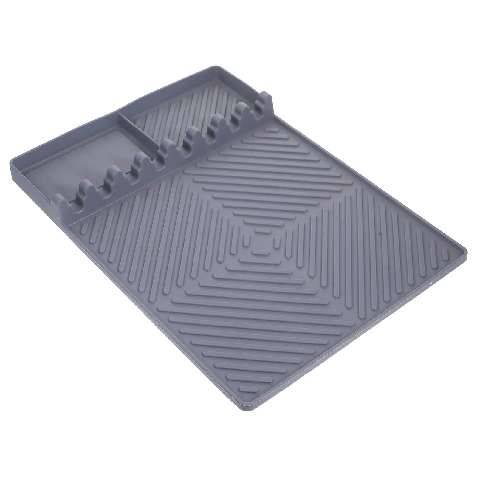 Silicone Grill Side Shelf Mat Heat Resistant Bbq Tool Rest Kitchen Counter Utensil Mat for Outdoor Grilling and Cooking view 6