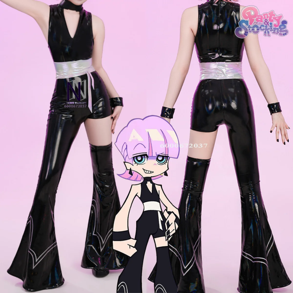 

Panty & Stocking with Garterbelt Cosplay Costume Anime Panty /Stocking Role Playing New Outfit for Women Adult Comic Con Party