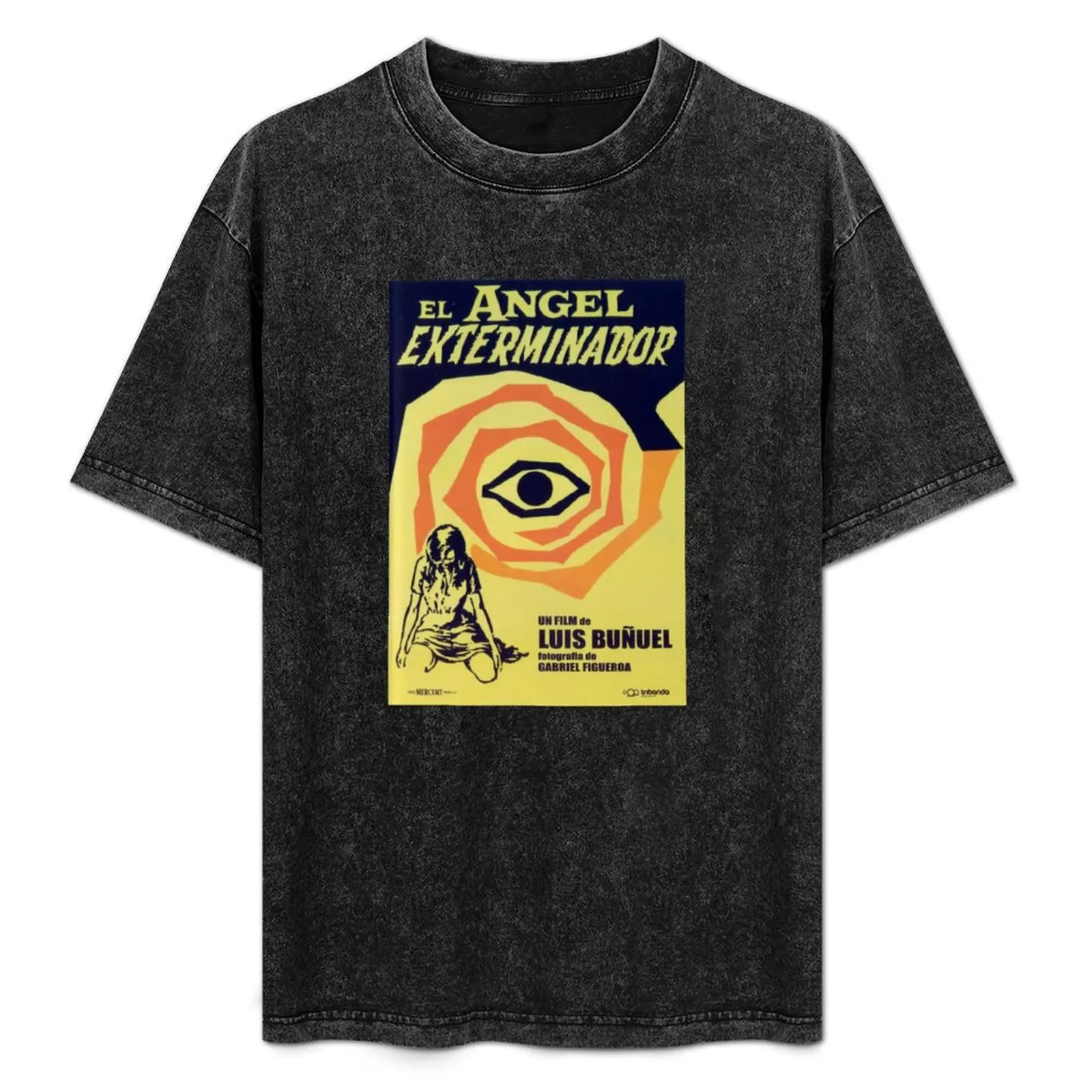 Camiseta Luis Bu?uel The Exterminating Angel, camiseta informal antidecoloración