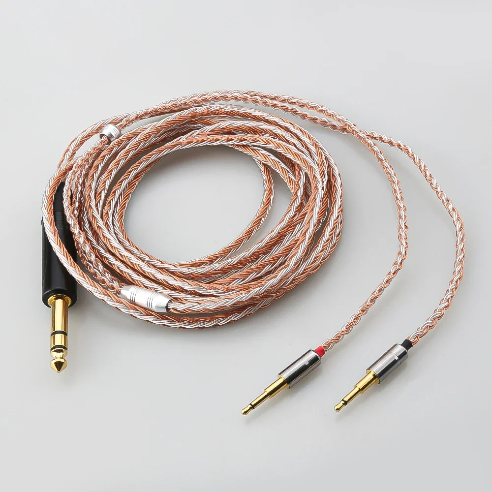 16 Core 4pin XLR/2.5/3.5 มม./4.4 มม.Balance หูฟังสําหรับ 2x2.5 มม.HIFIMAN HE1000 HE400S HE560 Oppo PM-1 PM-2 หูฟังสายอัพเกรด