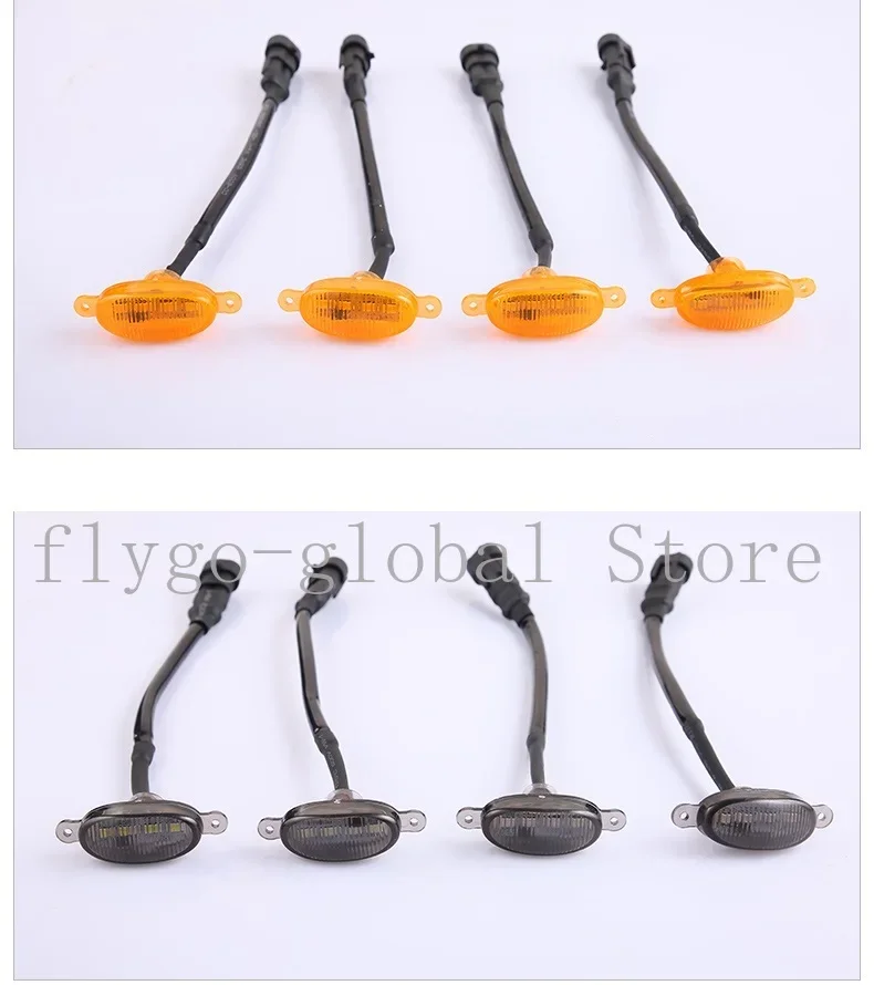 

Светодиодная передняя решетка автомобиля, светодиодный янтарный свет, комплект освещения в стиле Raptor, декор со скоростью провода, 4 шт. для Chevrolet Colorado 2021