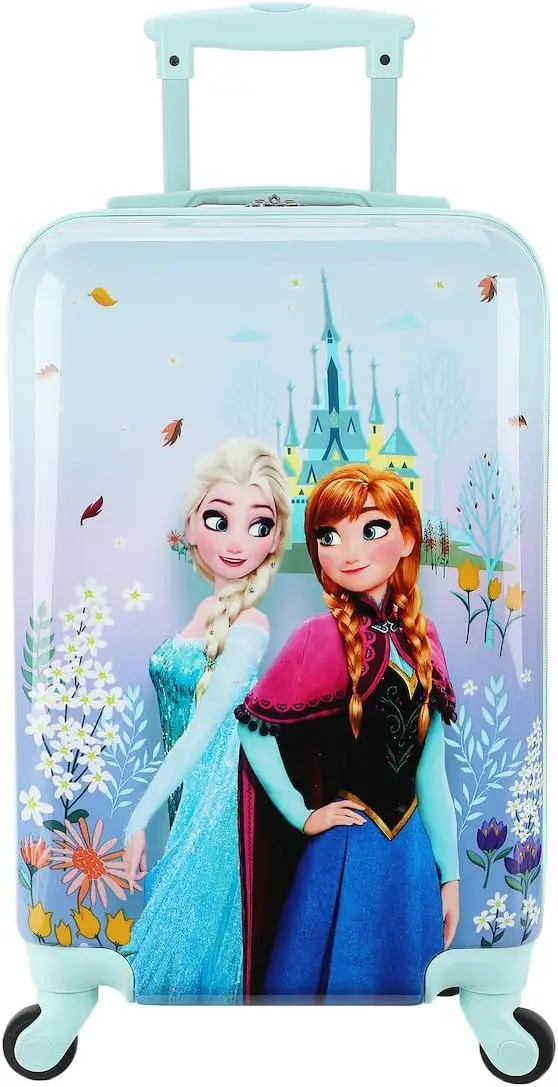 Frozen Elsa e Anna Ar Castle Bagagem rolando, 2"