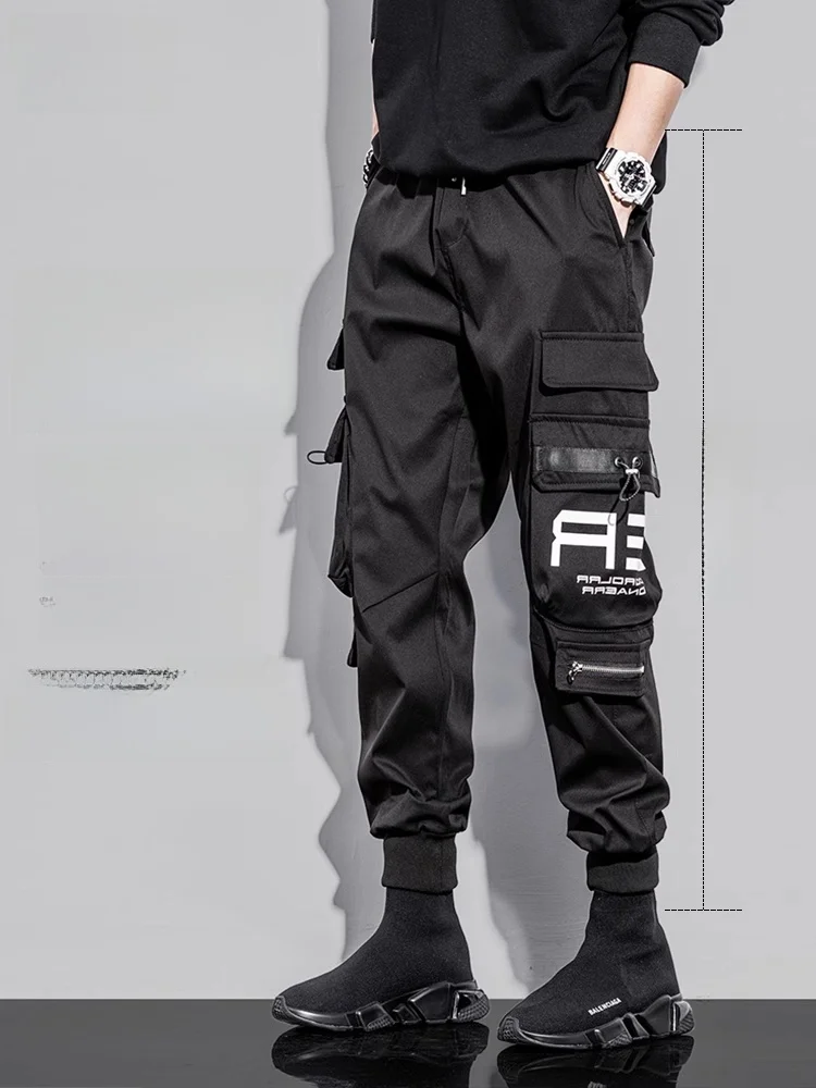 Calças de Trabalho Militares para Homens, Outono Inverno, Forradas, Casuais, Largas, com Punhos, Estilo Americano para Paracaidistas...