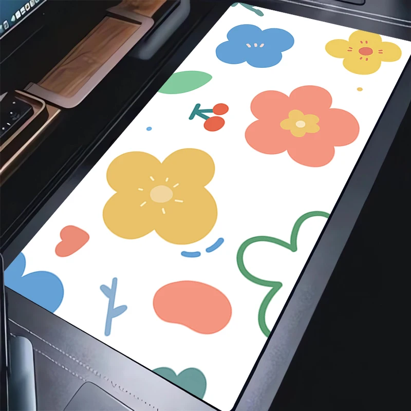 Large Mouse Pad Gamer Vintage Flower Pattern Keyboard Mousepad Pc Computer Senior Desk Mat Gaming Pad Mouse Mats For CS GO LOL