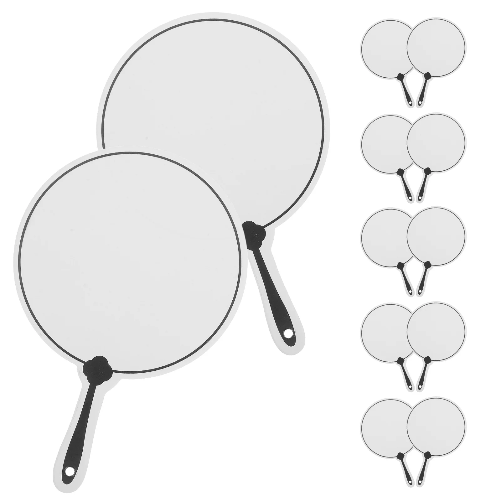 

12pcs Blank Fan Shaped Cardstock Bookmarks with Hole for DIY Projects Paper Page Markers Suitable Occasions Gifts