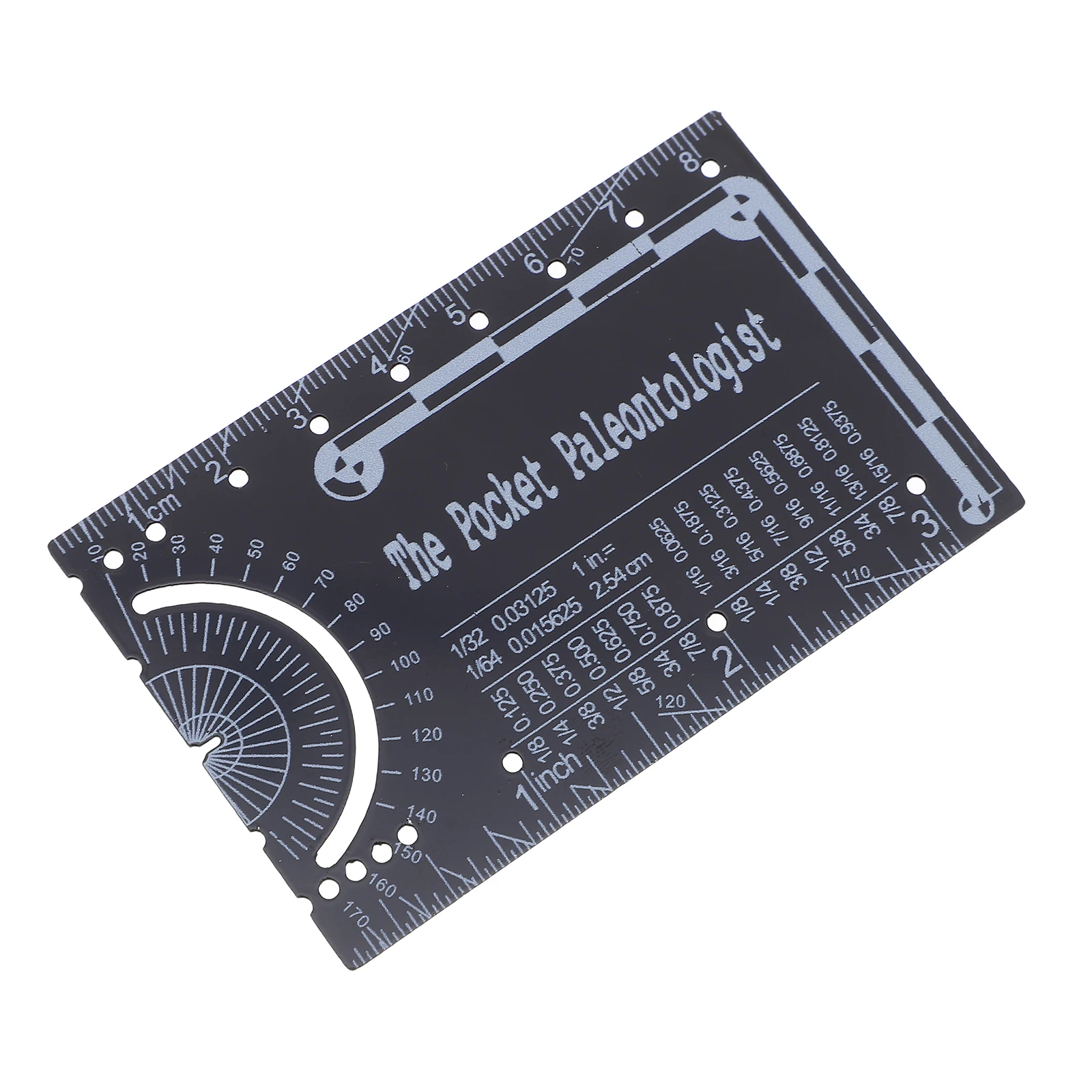 Small Metal Engineering Ruler Mechanical Protractor Compass Scale Graduation Gadget Civil Engineer Metric Pocket Rule Lab Gear