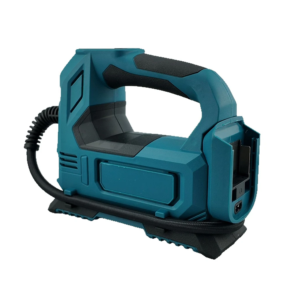 เครื่องสูบลมยางรถยนต์แบบพกพา ใช้กับแบตเตอรี่ Makita 18V ปั๊มลมไฟฟ้าไร้สาย สำหรับรถยนต์ จักรยาน ลูกบอล