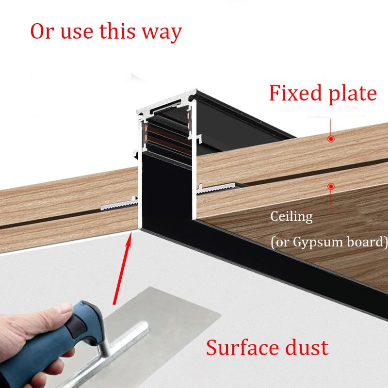 Tuya dimmalbe led schienen leuchte kompletter satz 360 ° einstellbare cob schienen beleuchtung für bekleidungs geschäft küchen schienen leuchte – Detail 18